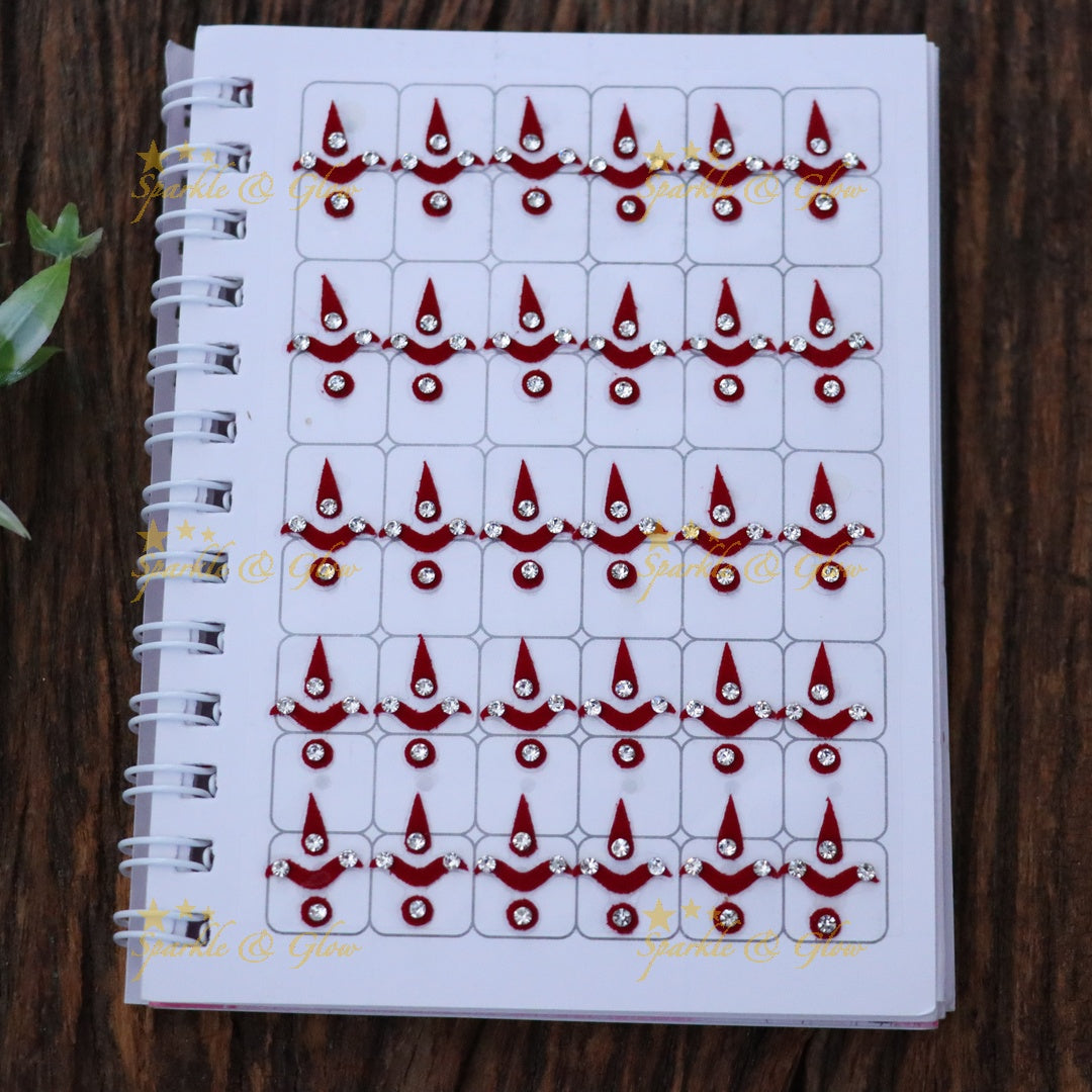 Elegant Red Bindis for Weddings and Celebrations