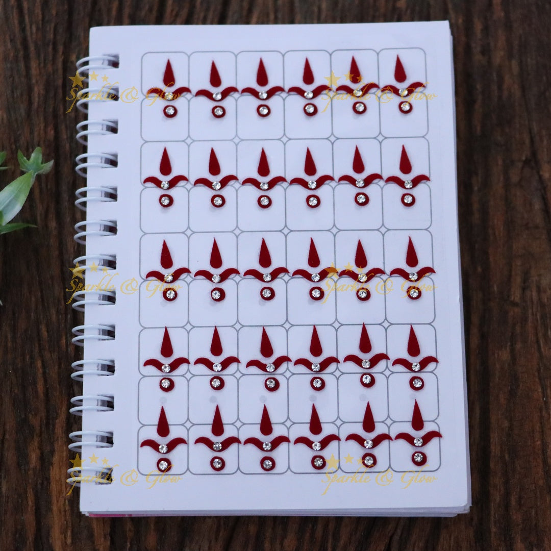Elegant Red Bindis for Weddings and Celebrations