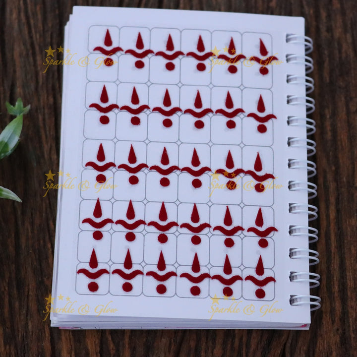 Elegant Red Bindis for Weddings and Celebrations