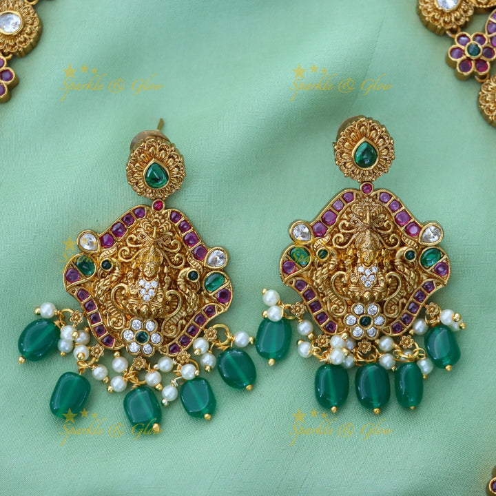 Elegant Jadau Necklace Set for Wedding & Festive Wear