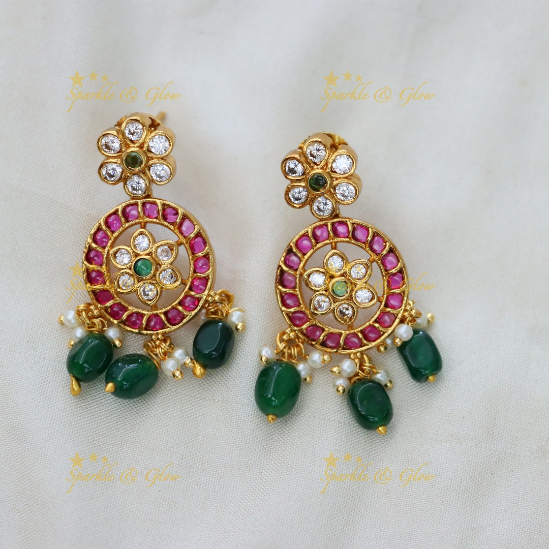 Exquisite Indian Bridal Jadau Necklace Set