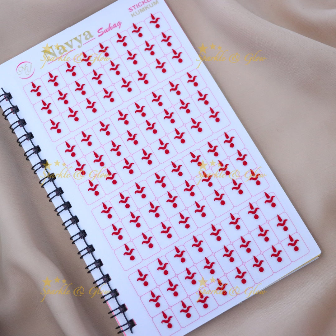 Elegant Sticker Kumkum Bindis for Festivals & Weddings
