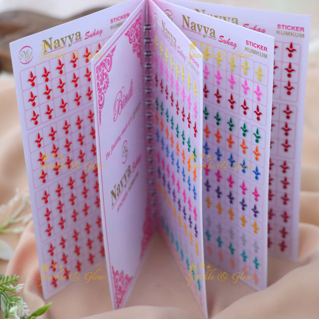 Elegant Sticker Kumkum Bindis for Festivals & Weddings