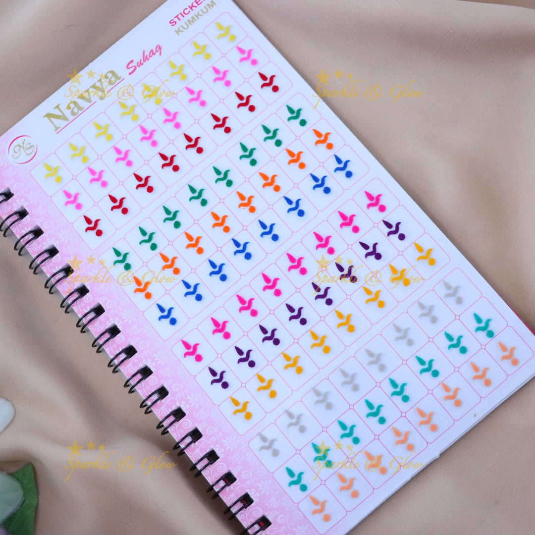 Elegant Sticker Kumkum Bindis for Festivals & Weddings