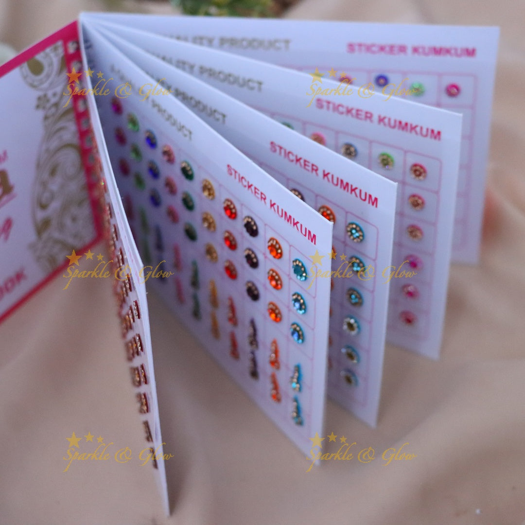Elegant Sticker Kumkum Bindi Set for Special Occasions