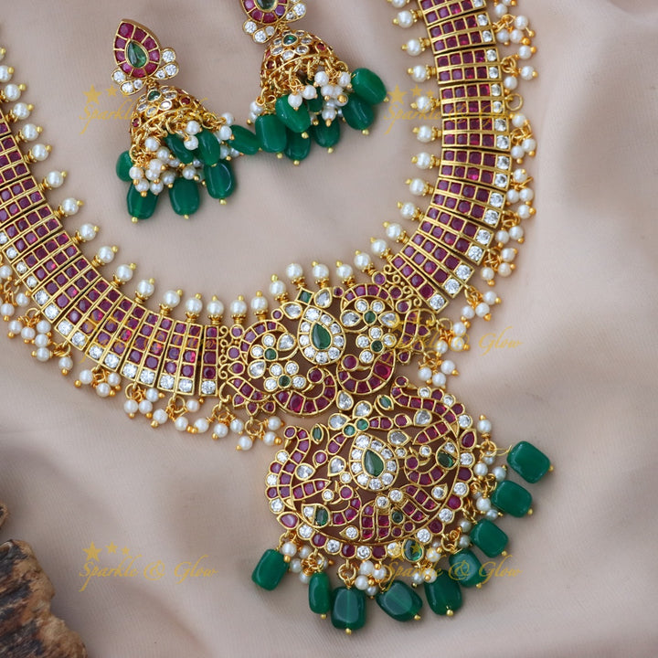 Exquisite Gold Jadau Necklace for Festive Weddings | Shop Now