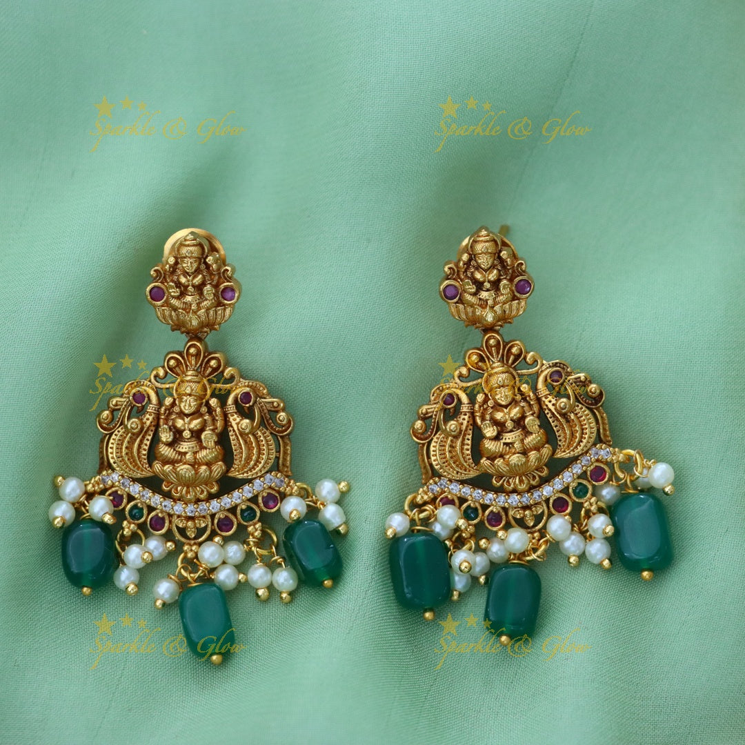 Jadau Gold Necklace Set for Weddings & Festive Occasions