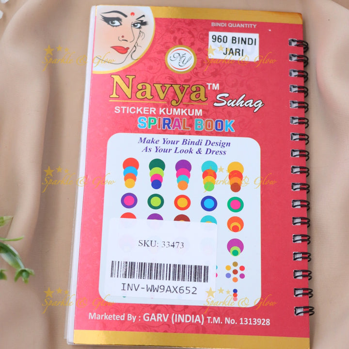 Elegant Red Bindi Set for Weddings & Festivals