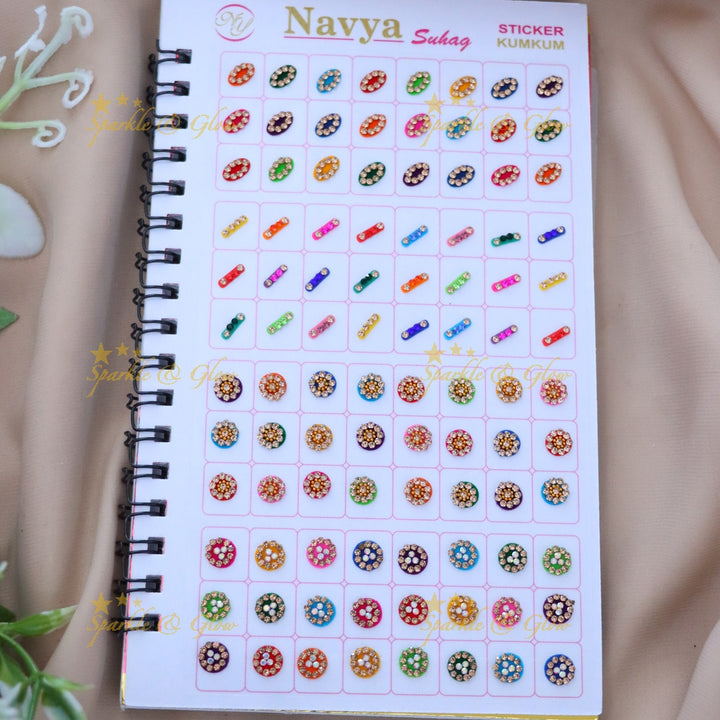 Captivating Navya Suhag Festive Bindis Set
