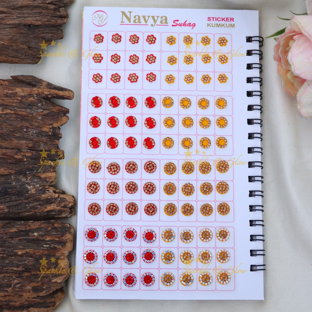 Spiral Bindi Book for Festive Glamour - Premium Edition