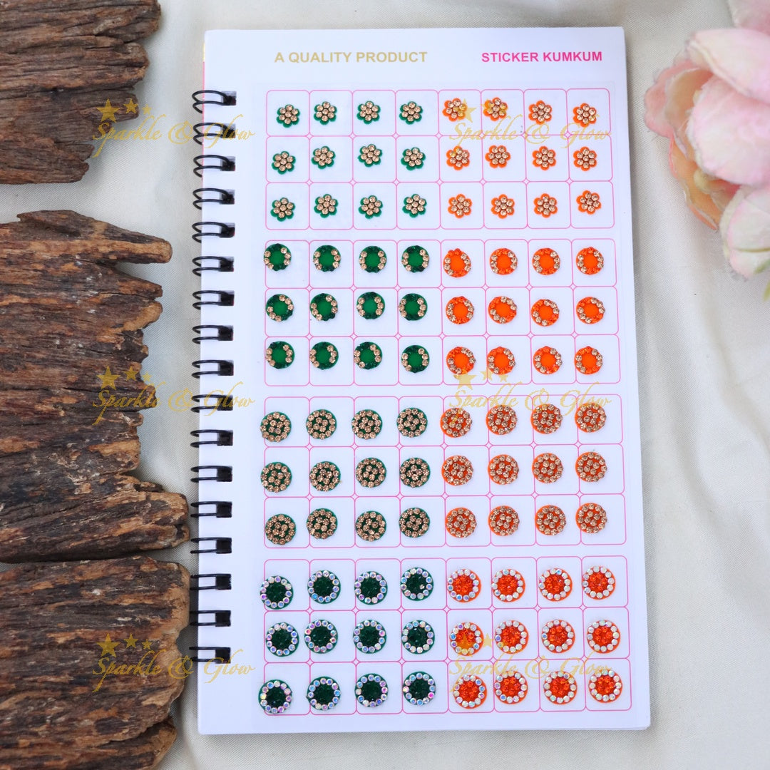 Spiral Bindi Book for Festive Glamour - Premium Edition