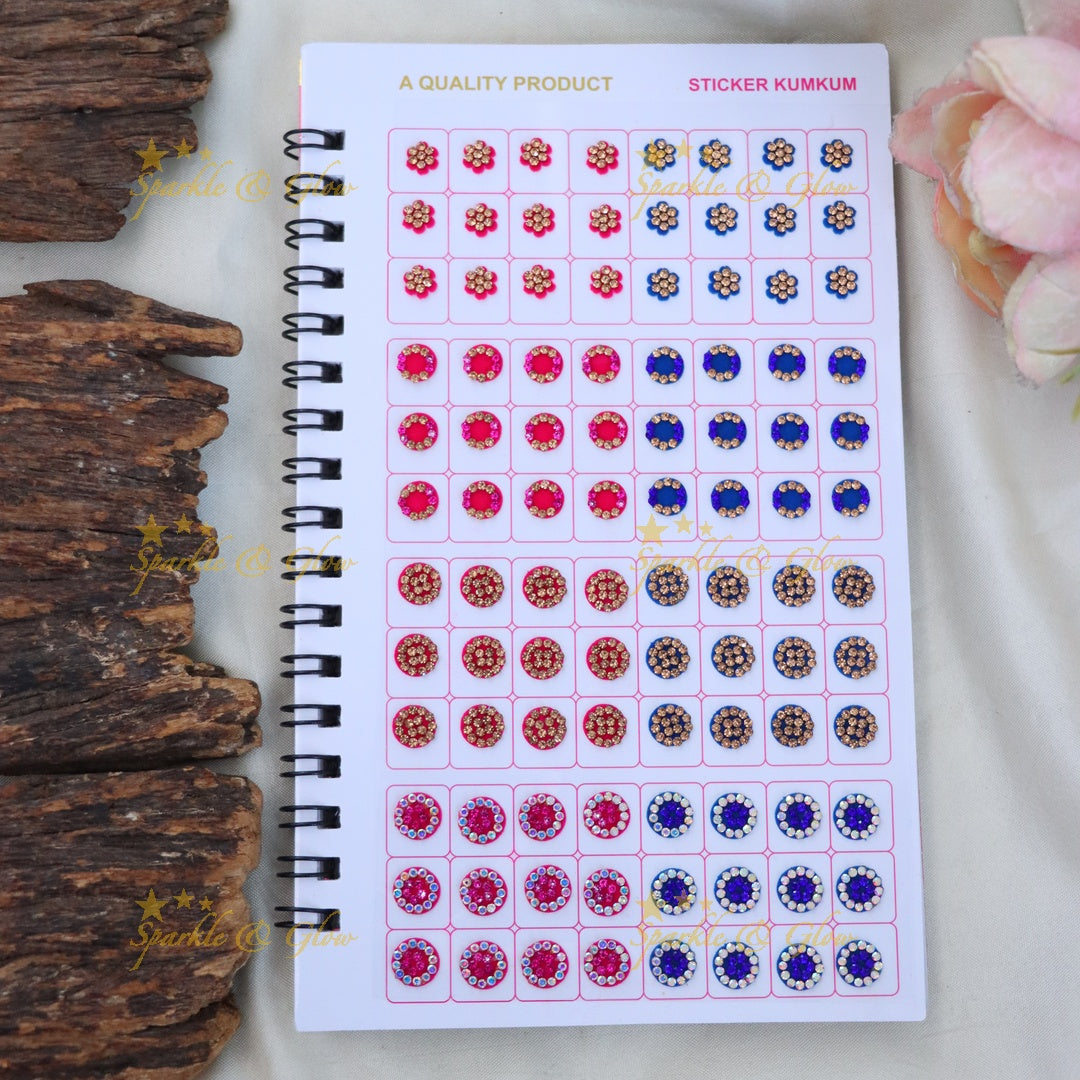 Spiral Bindi Book for Festive Glamour - Premium Edition