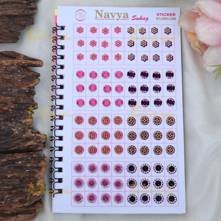 Spiral Bindi Book for Festive Glamour - Premium Edition