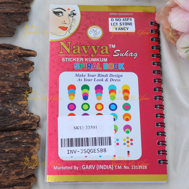 Spiral Bindi Book for Festive Glamour - Premium Edition