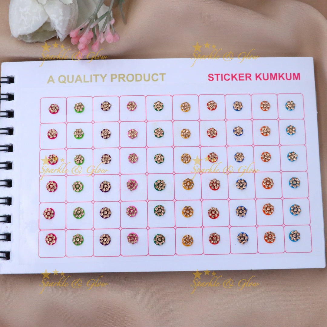 Elegant Bindi Sticker Kumkum for Festivals & Weddings