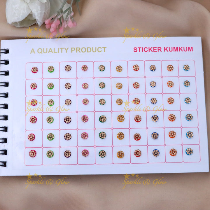 Elegant Bindi Sticker Kumkum for Festivals & Weddings