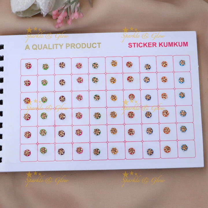 Elegant Bindi Sticker Kumkum for Festivals & Weddings