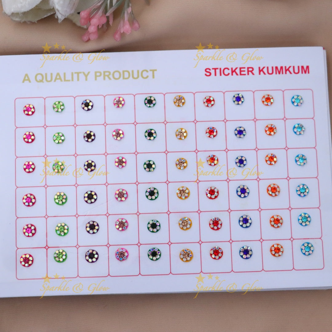 Elegant Bindi Sticker Kumkum for Festivals & Weddings