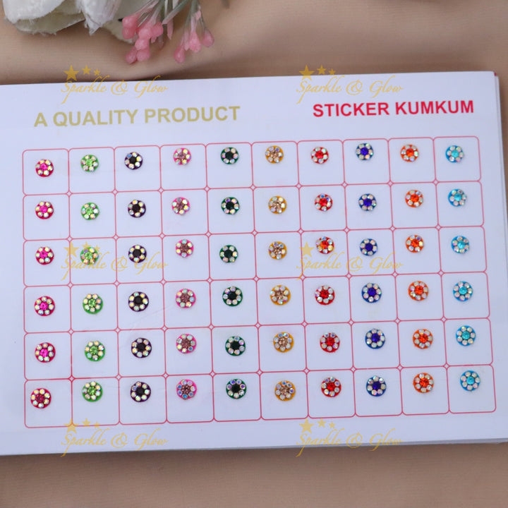 Elegant Bindi Sticker Kumkum for Festivals & Weddings