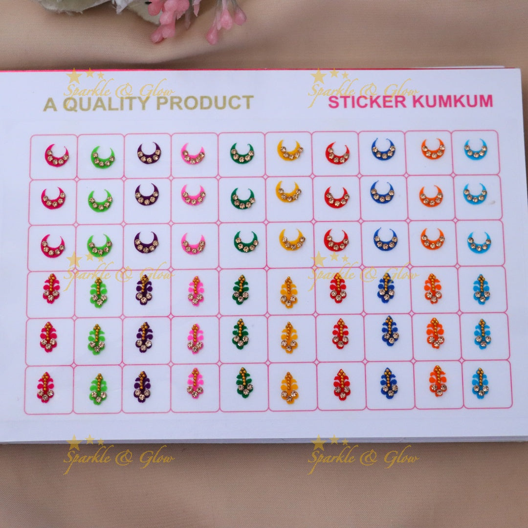 Elegant Bindi Sticker Kumkum for Festivals & Weddings