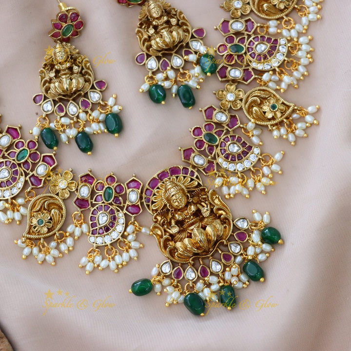 Exquisite Jadau Necklace for Festive and Wedding Glamour