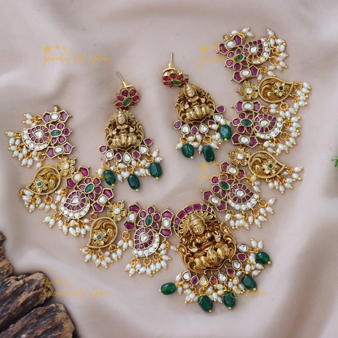 Exquisite Jadau Necklace for Festive and Wedding Glamour