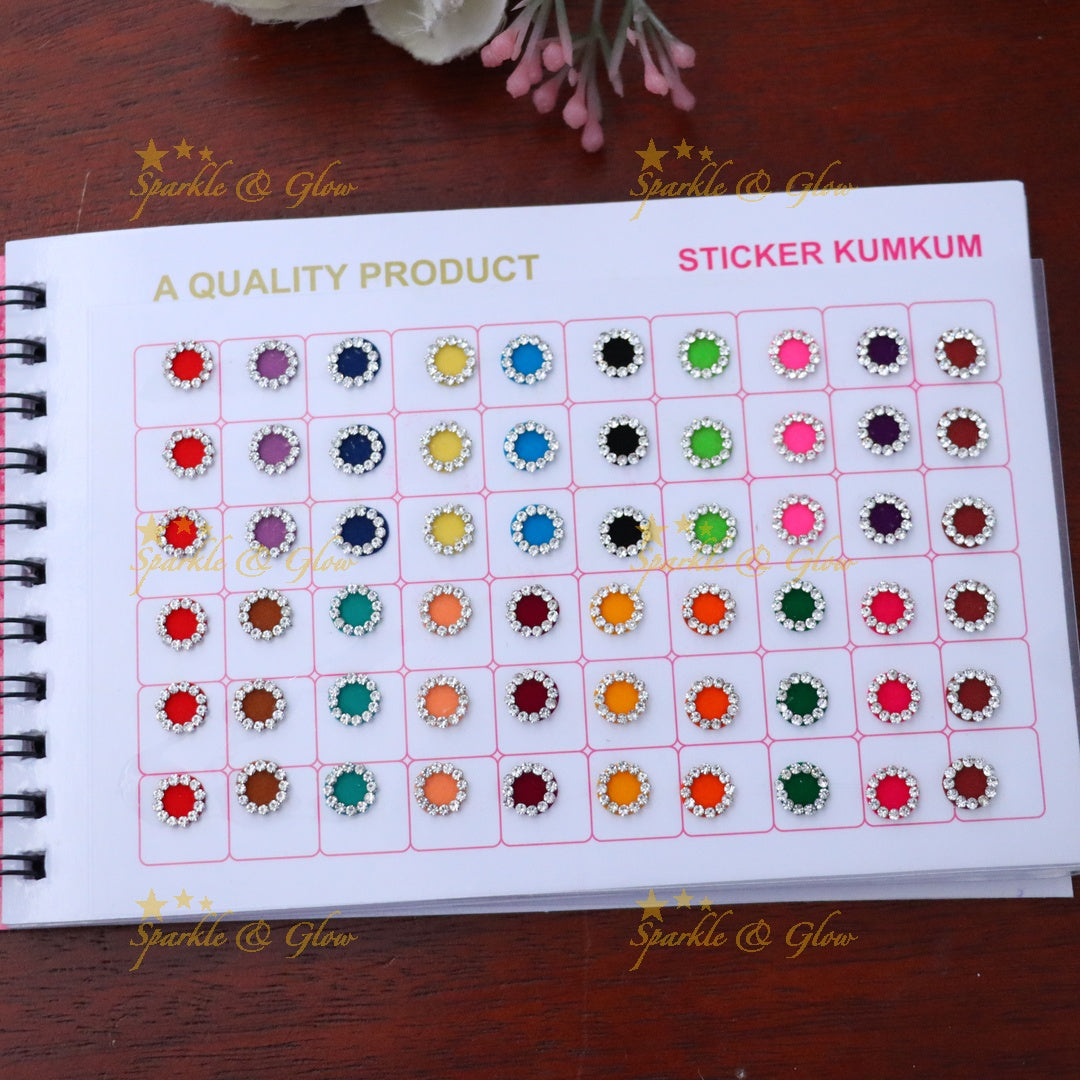 Multicolored Sticker Bindis for Festive & Wedding Elegance