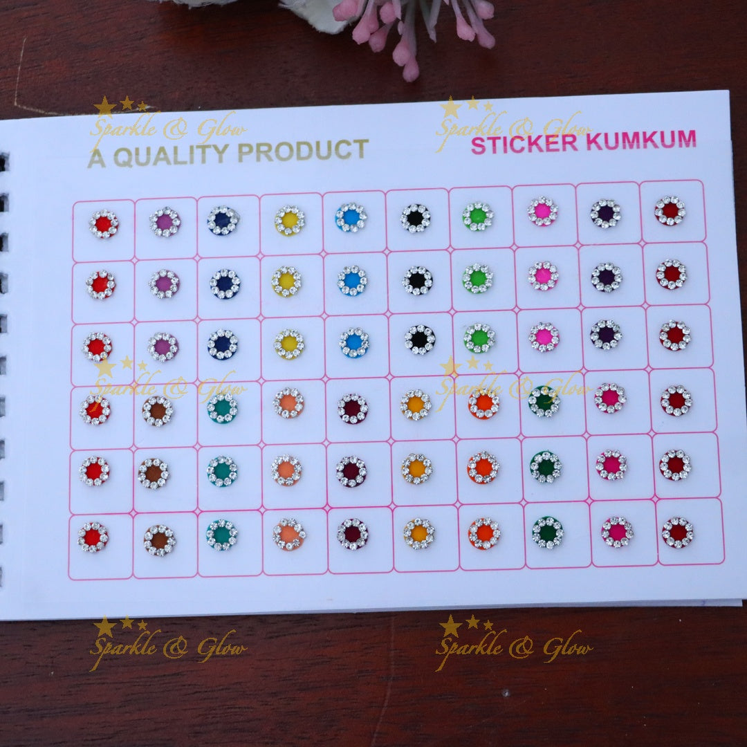 Multicolored Sticker Bindis for Festive & Wedding Elegance