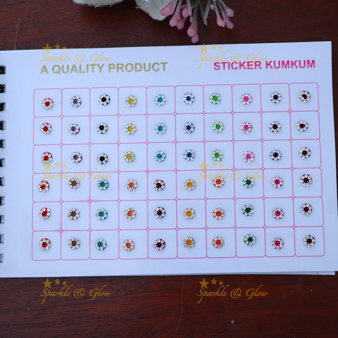 Multicolored Sticker Bindis for Festive & Wedding Elegance