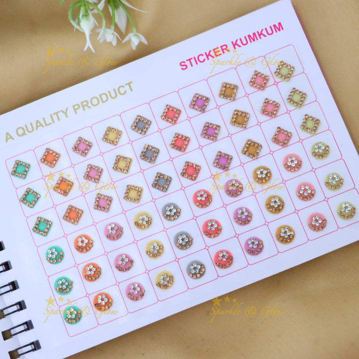 Sparkling Bindi Sticker Set for Festive Celebrations