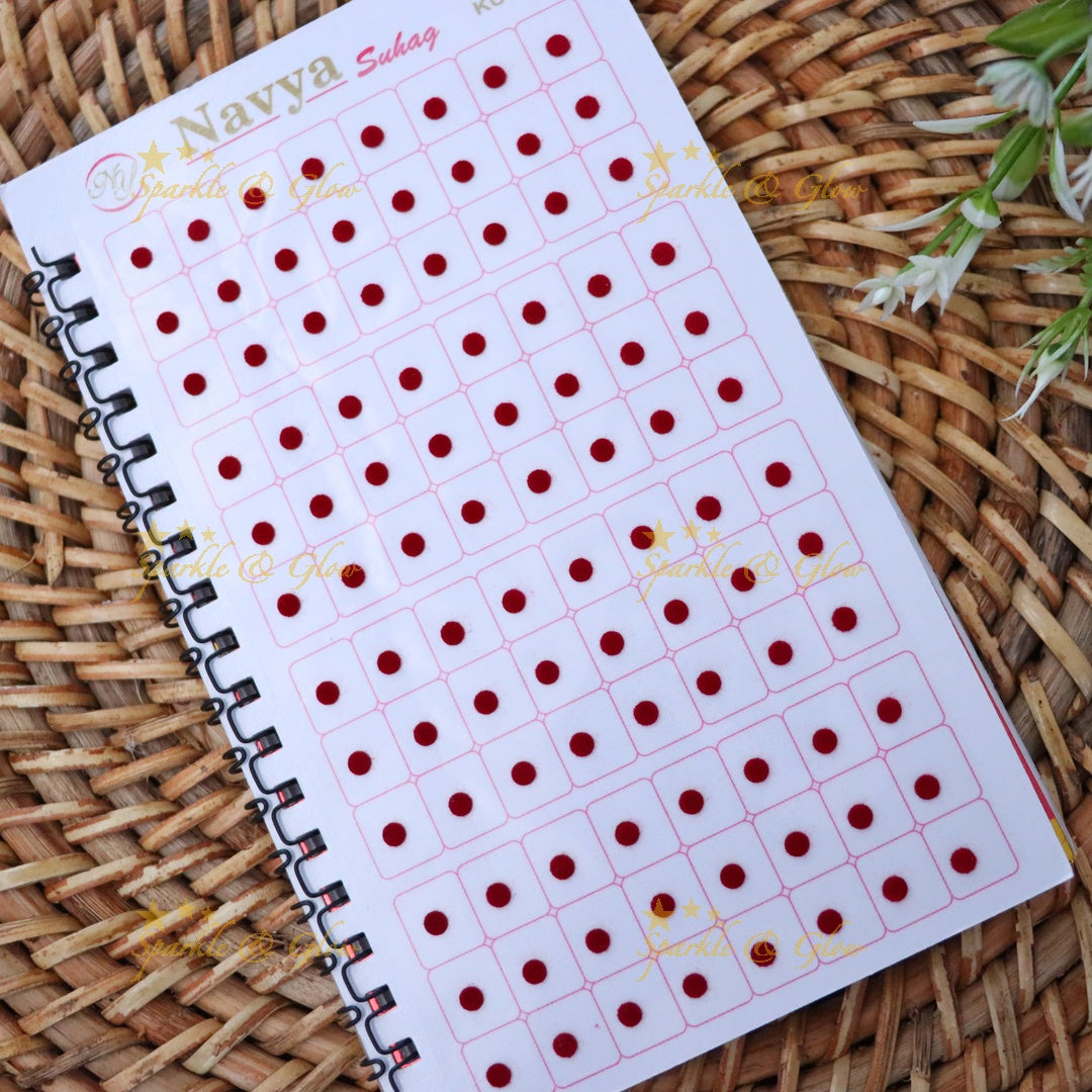Radiant Red Festive & Wedding Bindi Collection