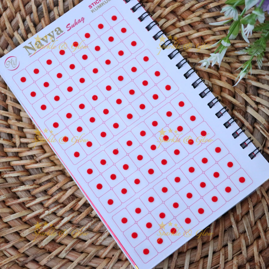 Radiant Red Festive & Wedding Bindi Collection