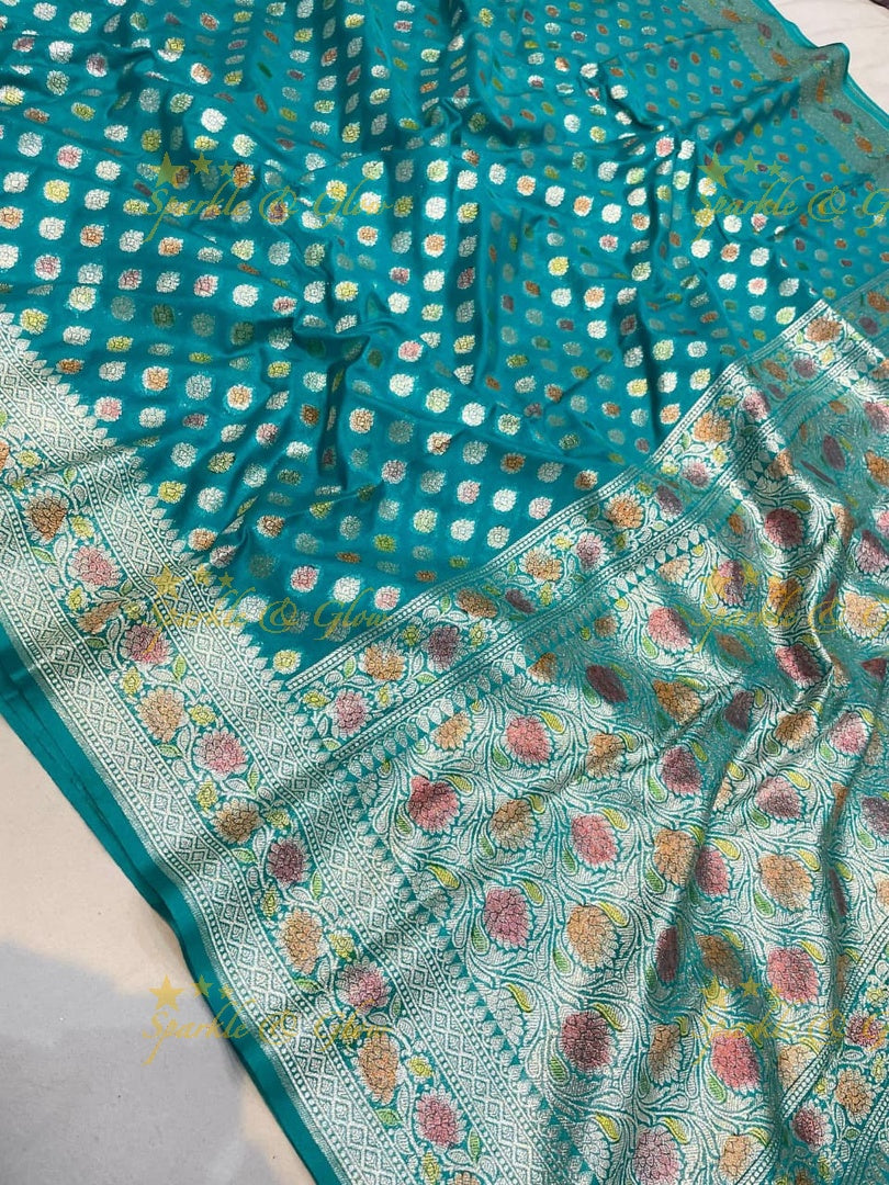Elegant Banarasi Silk Saree with Rich Pallu – Perfect for Weddings