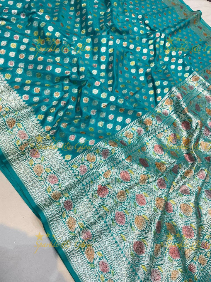 Elegant Banarasi Silk Saree with Rich Pallu – Perfect for Weddings