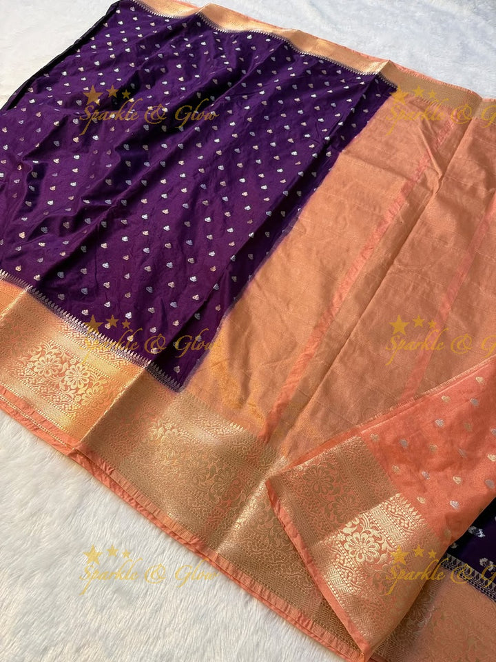 Exquisite Blue-Green Banarasi Saree for Wedding Elegance