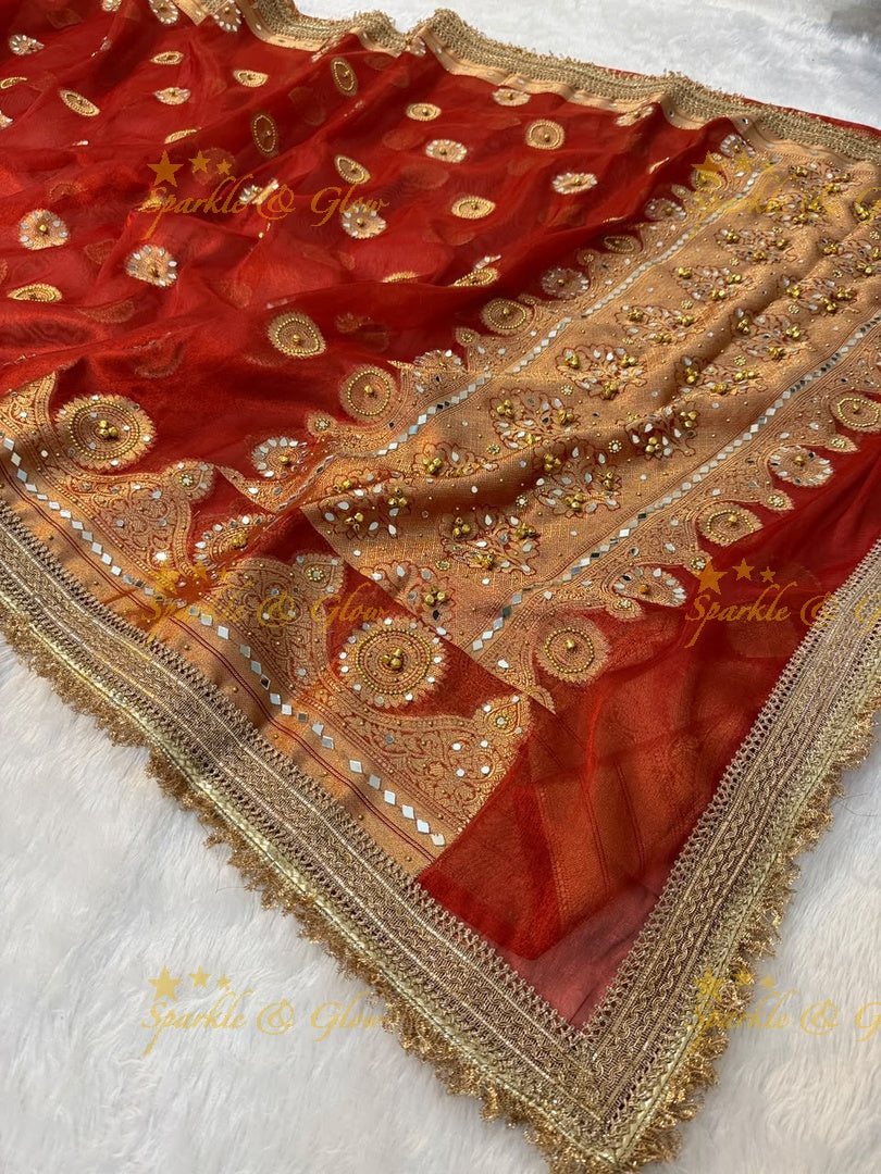 Banarasi Tissue Saree - Exquisite Designer Attire