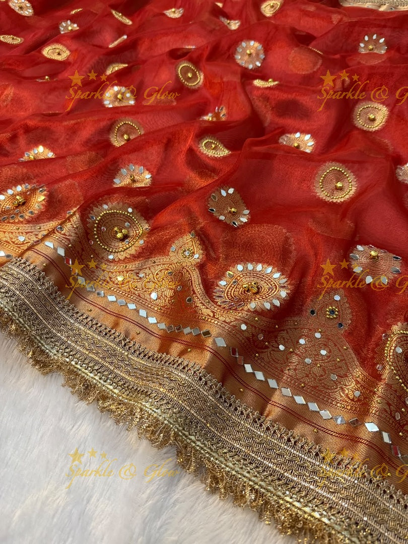 Banarasi Tissue Saree - Exquisite Designer Attire