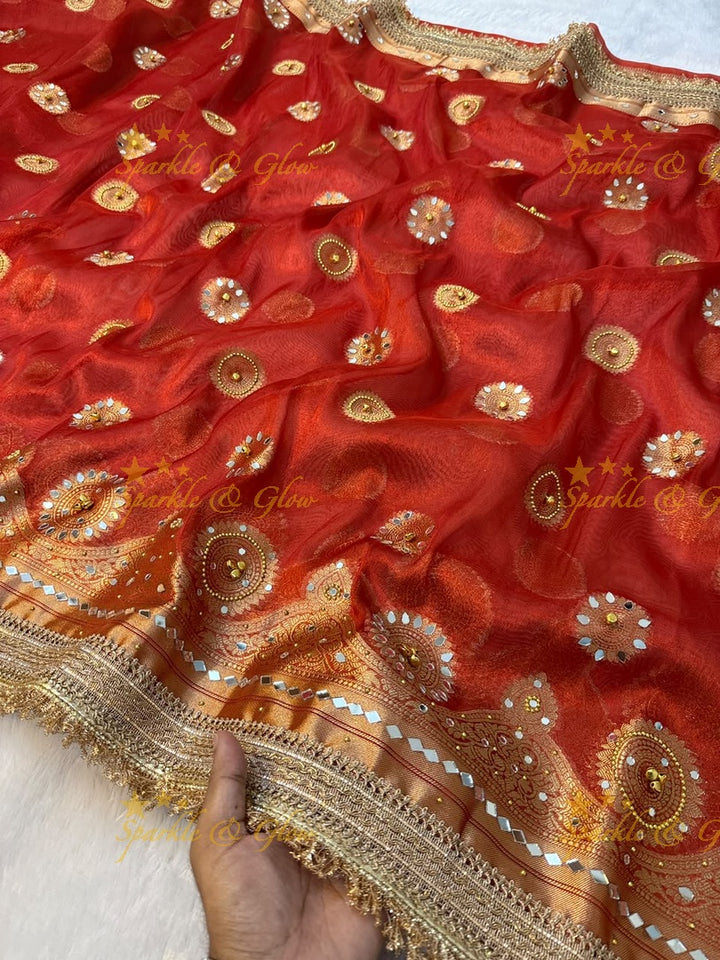 Banarasi Tissue Saree - Exquisite Designer Attire