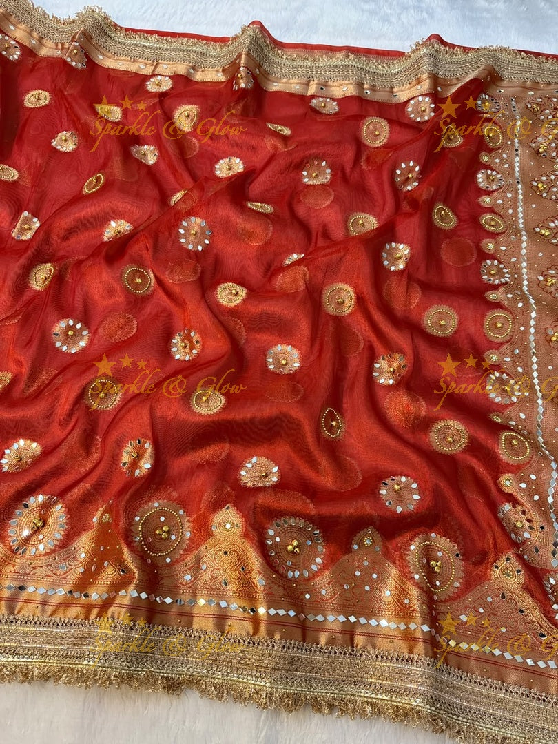 Banarasi Tissue Saree - Exquisite Designer Attire