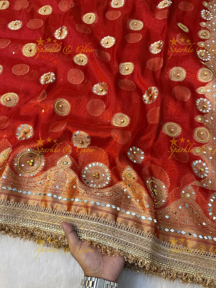 Banarasi Tissue Saree - Exquisite Designer Attire