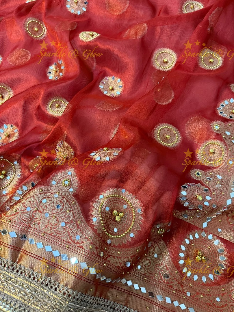 Banarasi Tissue Saree - Exquisite Designer Attire