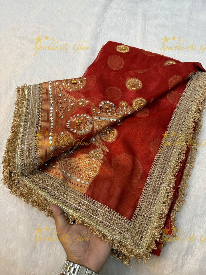Banarasi Tissue Saree - Exquisite Designer Attire