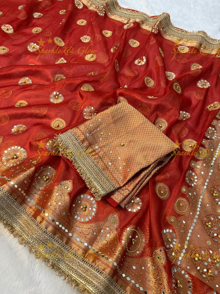 Banarasi Tissue Saree - Exquisite Designer Attire