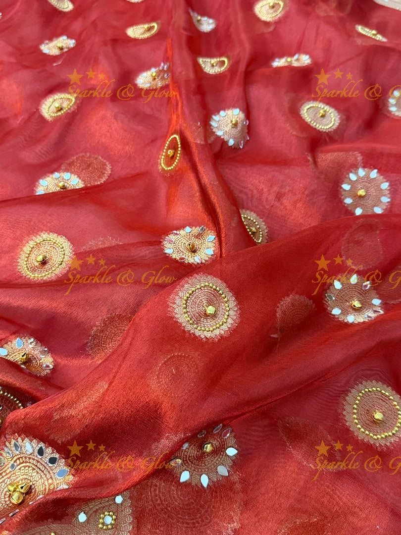 Banarasi Tissue Saree - Exquisite Designer Attire