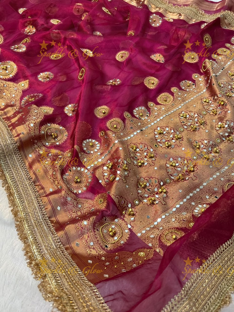 Banarasi Tissue Saree - Exquisite Designer Attire