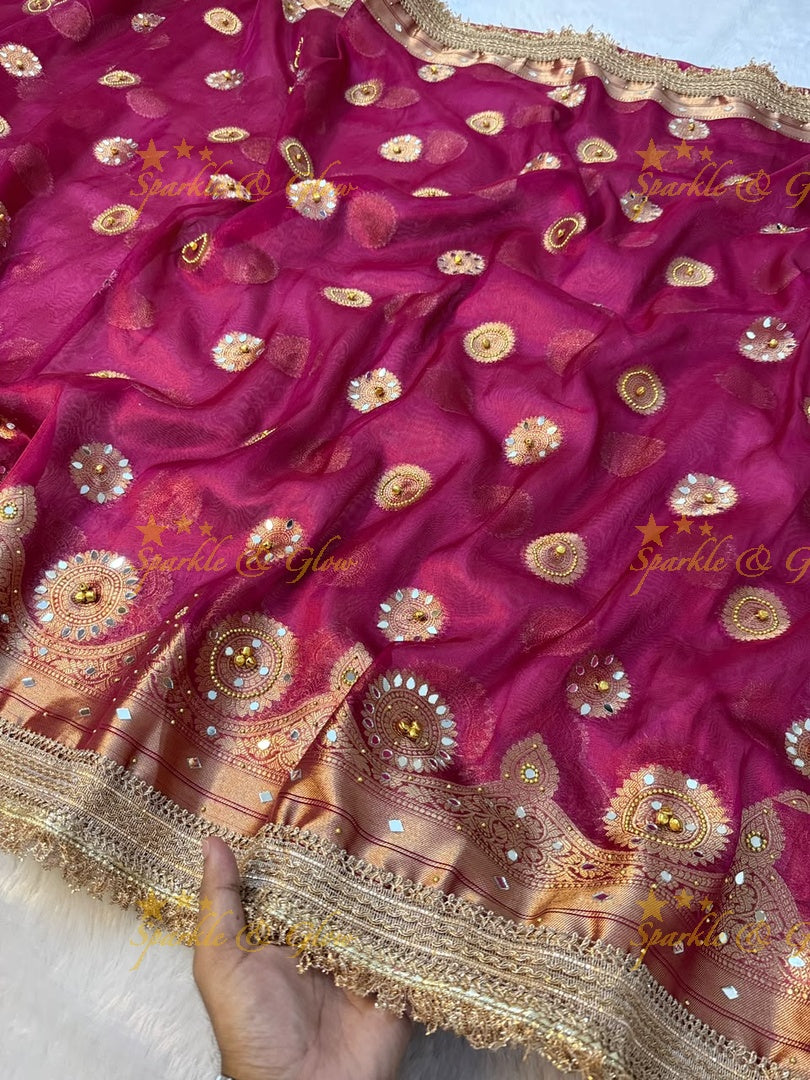 Banarasi Tissue Saree - Exquisite Designer Attire