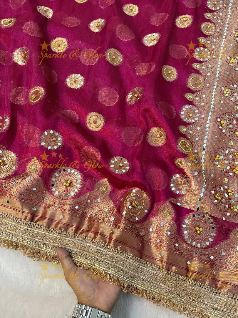 Banarasi Tissue Saree - Exquisite Designer Attire