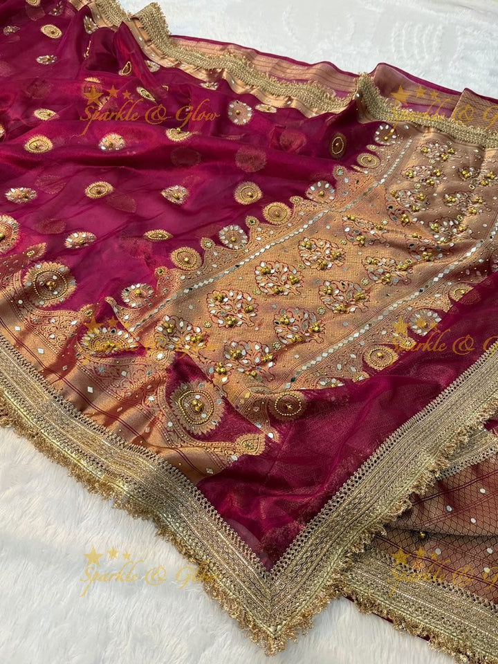 Banarasi Tissue Saree - Exquisite Designer Attire