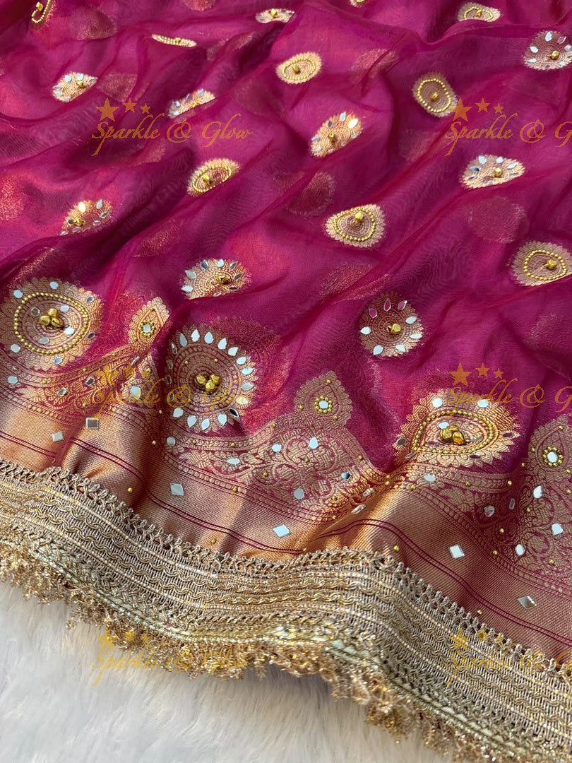Banarasi Tissue Saree - Exquisite Designer Attire