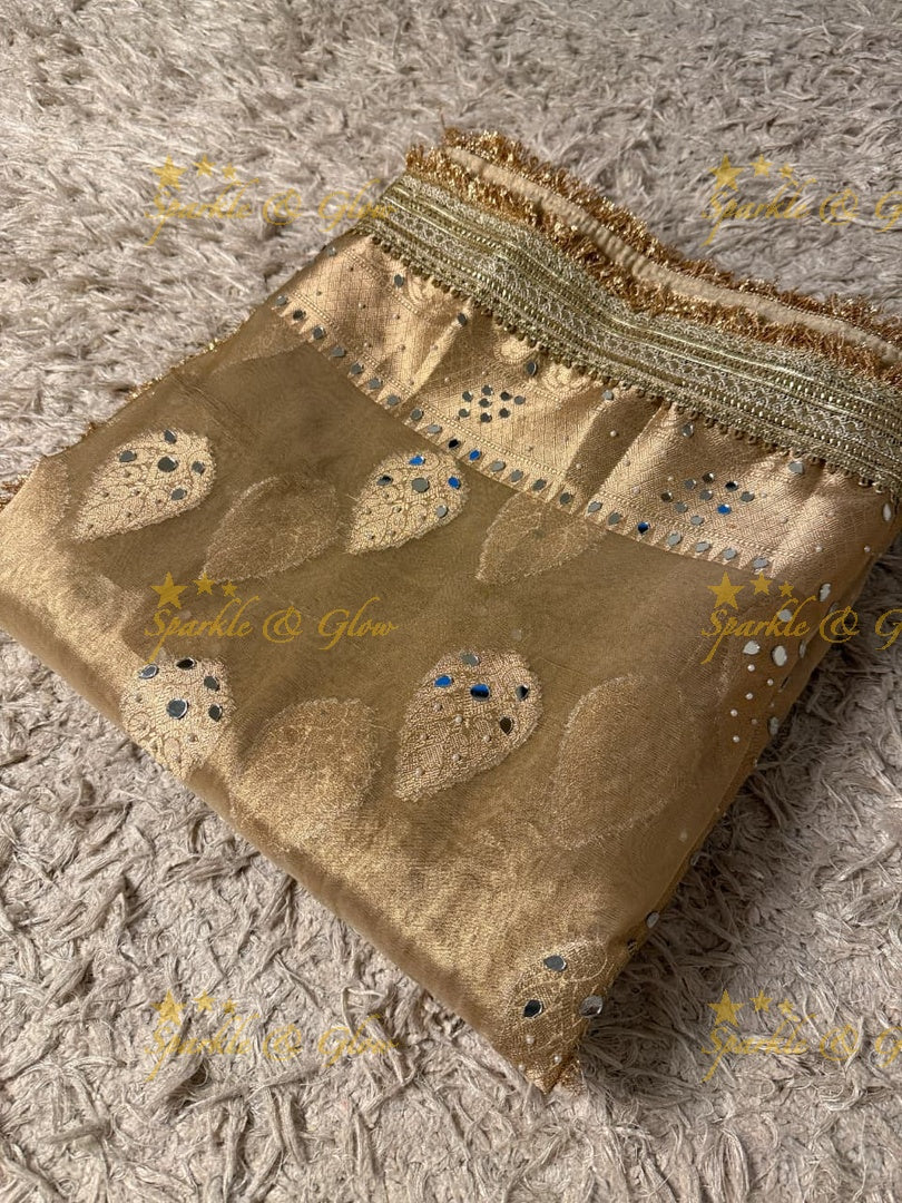 Luxurious Tissue Silk Banarasi Saree for Weddings